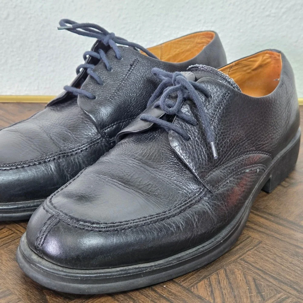 Sandro Moscoloni Vineyard Leather Apron Toe Lace Up‎ Dress Shoes Comfort Work